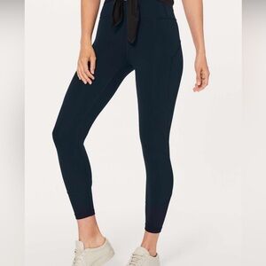 lululemon athletica In Movement 7/8 Leggings in Nocturnal Teal - Size 12